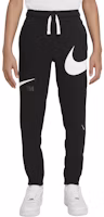 (Pre School) Nike Kids Big Logo Jogger Sweatpants Boys Black - Children's Edition DD8721-010