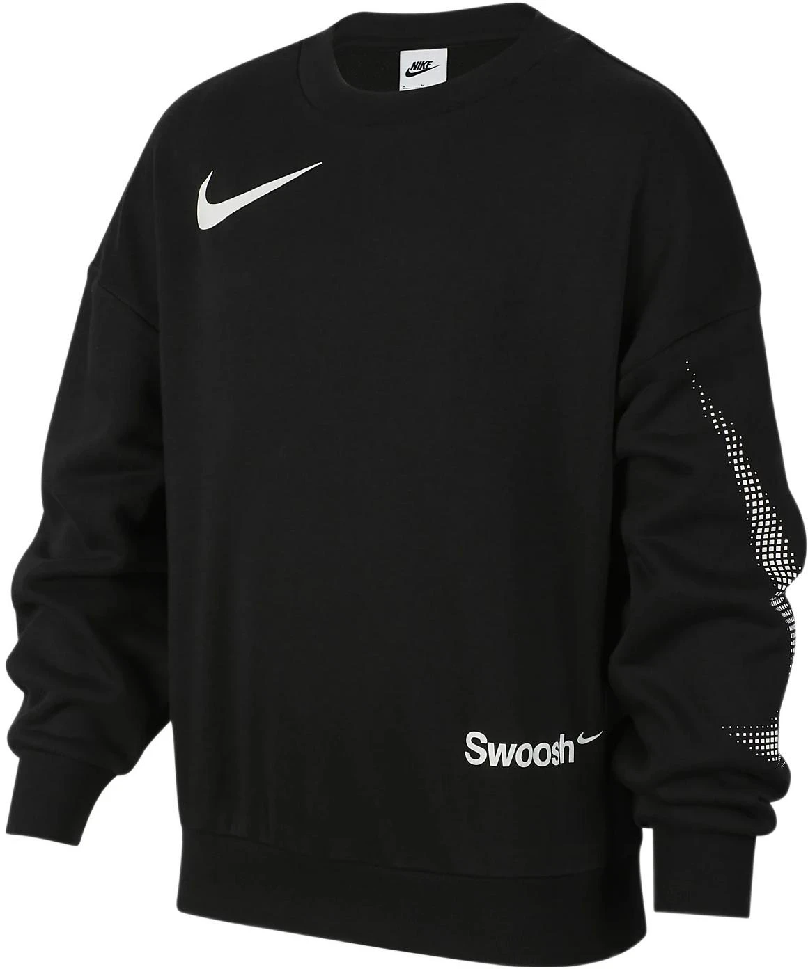 pre-school-nike-kids-black-sweatshirt-with-letter-logo-print-crewneck-pullover-fd-0150-010