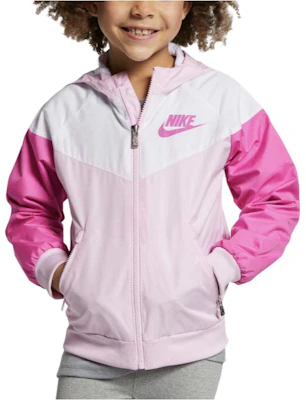 (学前款)Nike 儿童拼色拉链连帽夹克 粉色 HA3307-663 Buy (学前款)Nike 儿童拼色拉链连帽夹克 粉色 HA3307-663