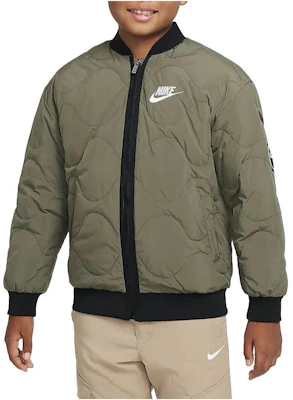 (学前款) Nike 儿童橄榄绿色菱格外套 休闲穿搭 FZ6462-222 Buy (学前款) Nike 儿童橄榄绿色菱格外套 休闲穿搭 FZ6462-222
