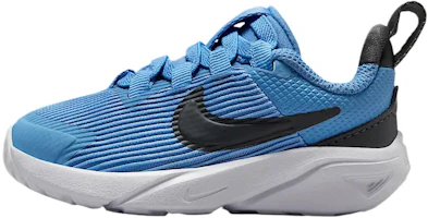 (Infant) (Pre School) Nike Star Runner 4 Shoes Navy/Blue/White/Anthracite - Soft & Cushioned DX7616-408 (Infant) (Pre School) Nike Star Runner 4 Shoes Navy/Blue/White/Anthracite - Soft & Cushioned DX7616-408