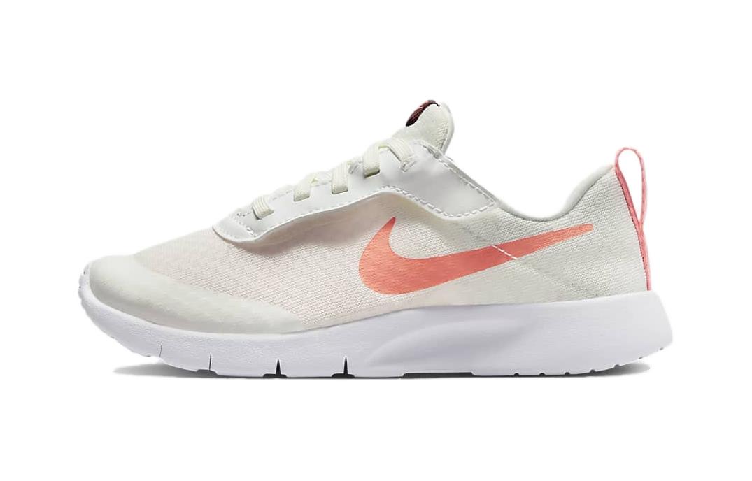 (Pre School) Nike Tanjun EasyOn Kids Running Shoes White/Orange (PS) Cushioned Low-Top. DX9042-101