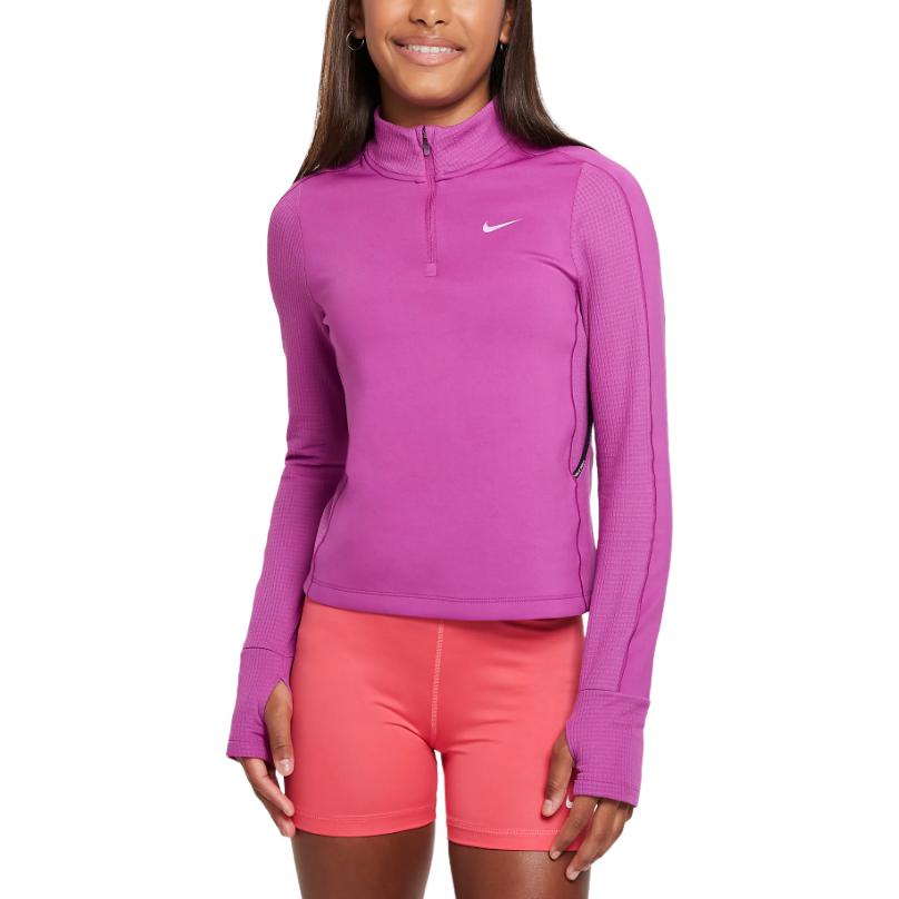 (Pre School) Nike Therma-FIT Pro Kids Long-Sleeve Shirt Hot Pink - Children's Size HF4682-518