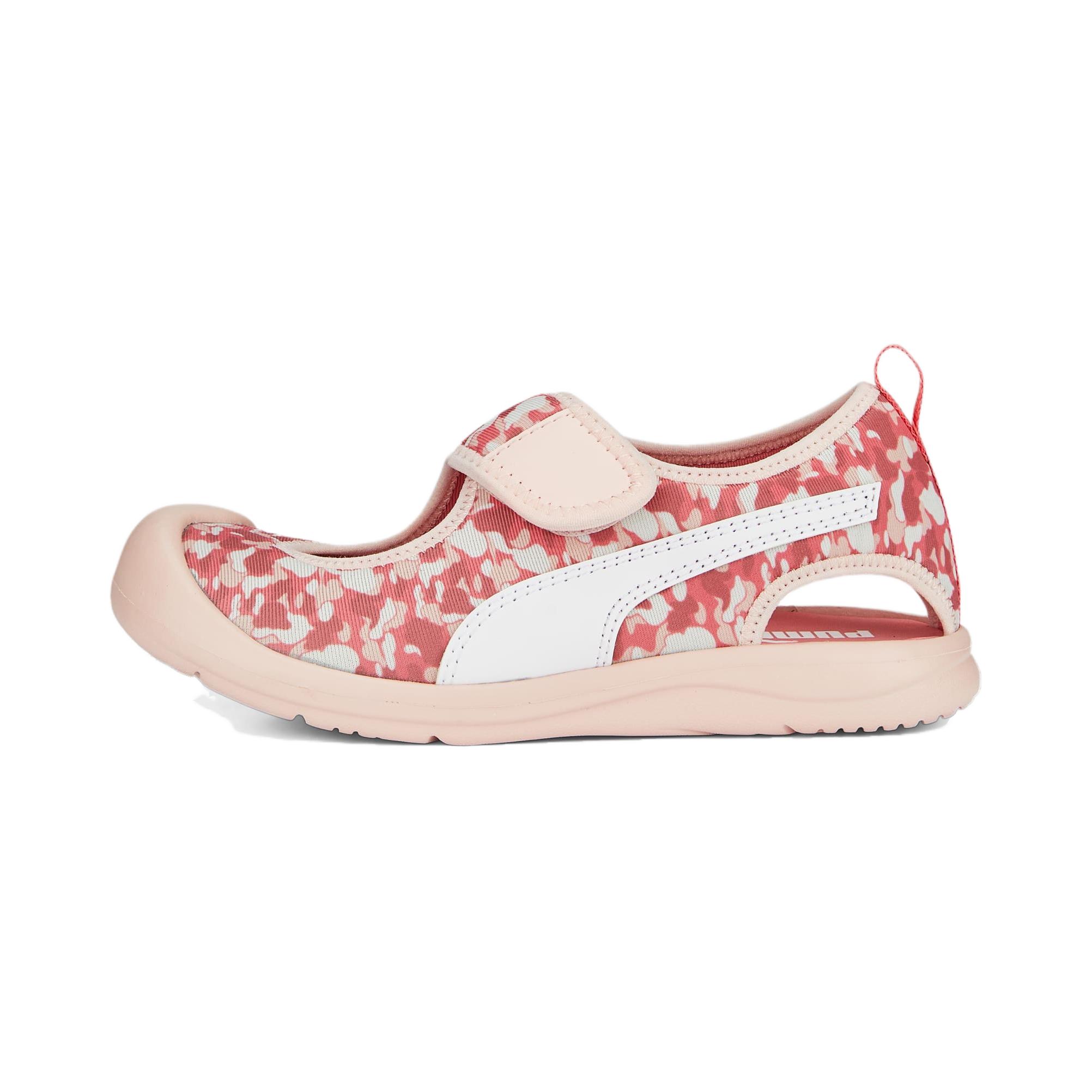 (Pre School) Puma Aquacat Lightweight Kids Sandals Red White Pink Mid-Little Children. 372157-13