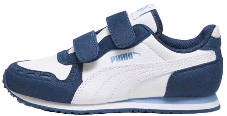 (学前) Puma Cabana Racer 白色蓝绿色儿童休闲鞋 - 轻便耐用 383730-12 Buy (学前) Puma Cabana Racer 白色蓝绿色儿童休闲鞋 - 轻便耐用 383730-12