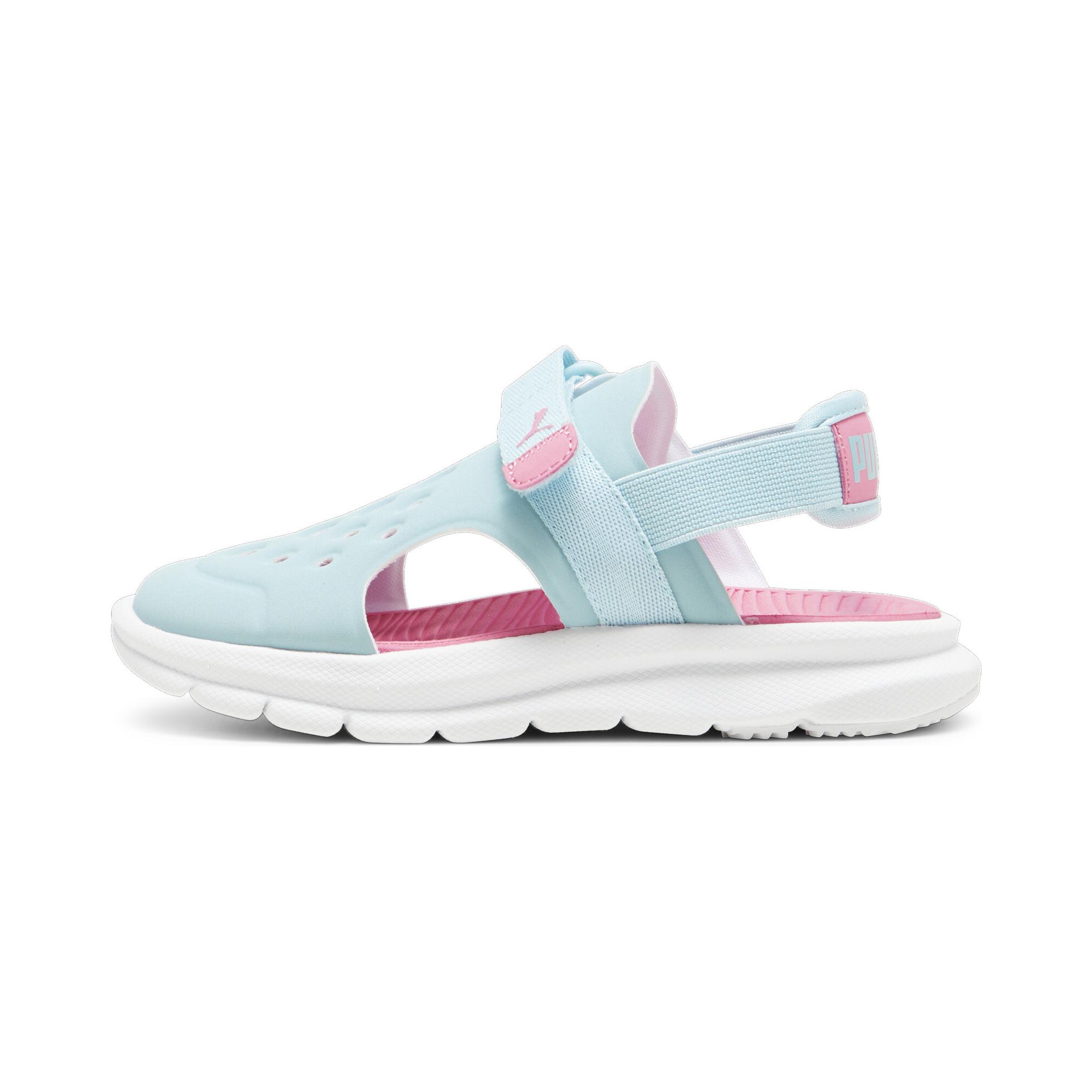 (Pre School) Puma Evolve Sandal AC PS Kids' Comfortable Blue Pink Casual Sandals. 39069209