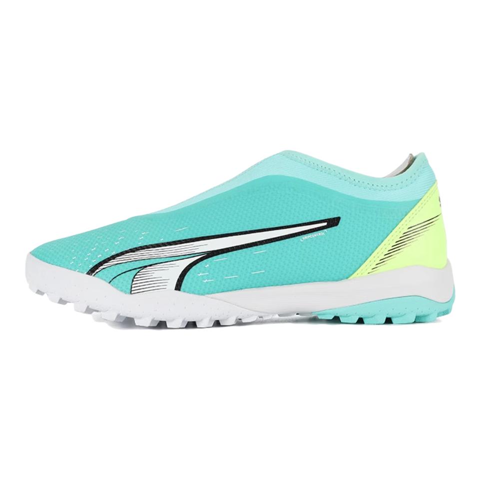 (Pre School) Puma Ultra Pro Kids Soccer Shoes Blue White Low-Top Comfortable Casual Style 107231-03