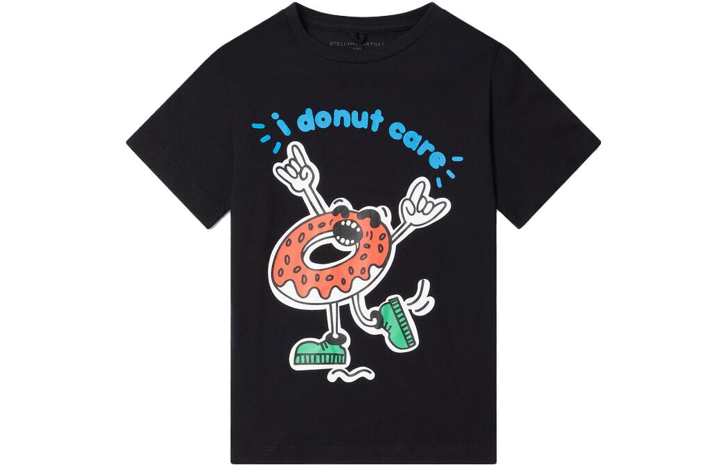 (Pre School) Stella McCartney Kids Graphic Print SS23 Short Sleeve Crewneck T-Shirt K01647PK0147-1000