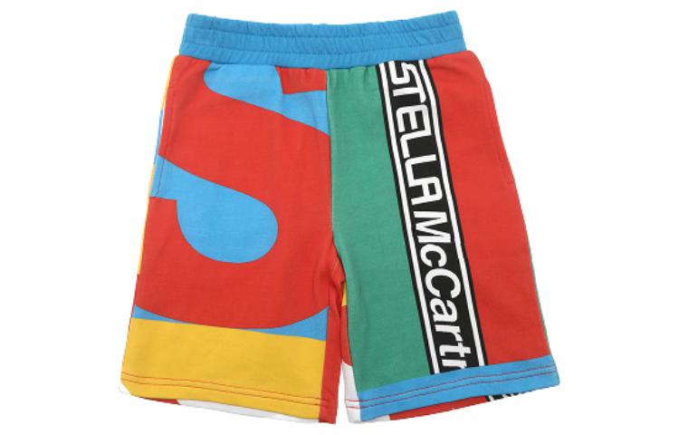 (Pre School) Stella McCartney Kids Multicolor Graphic Print Straight Shorts TS6P09Z0909-999MC