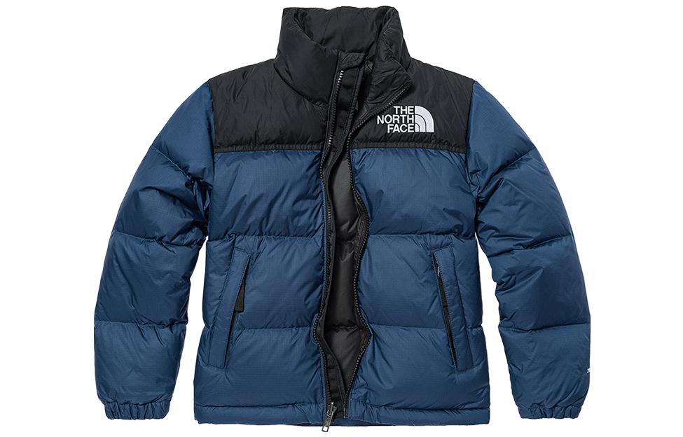(Pre School) The North Face 1996 Kids' Puffer Jacket - Blue, Warm Down, Embroidered Logo. NF0A81RQ-HDC