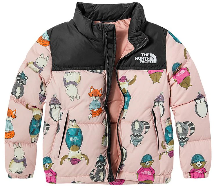 pre-school-the-north-face-kids-1996-pink-printed-down-jacket-with-stand-collar-nf-0-a3-y79-2-k2