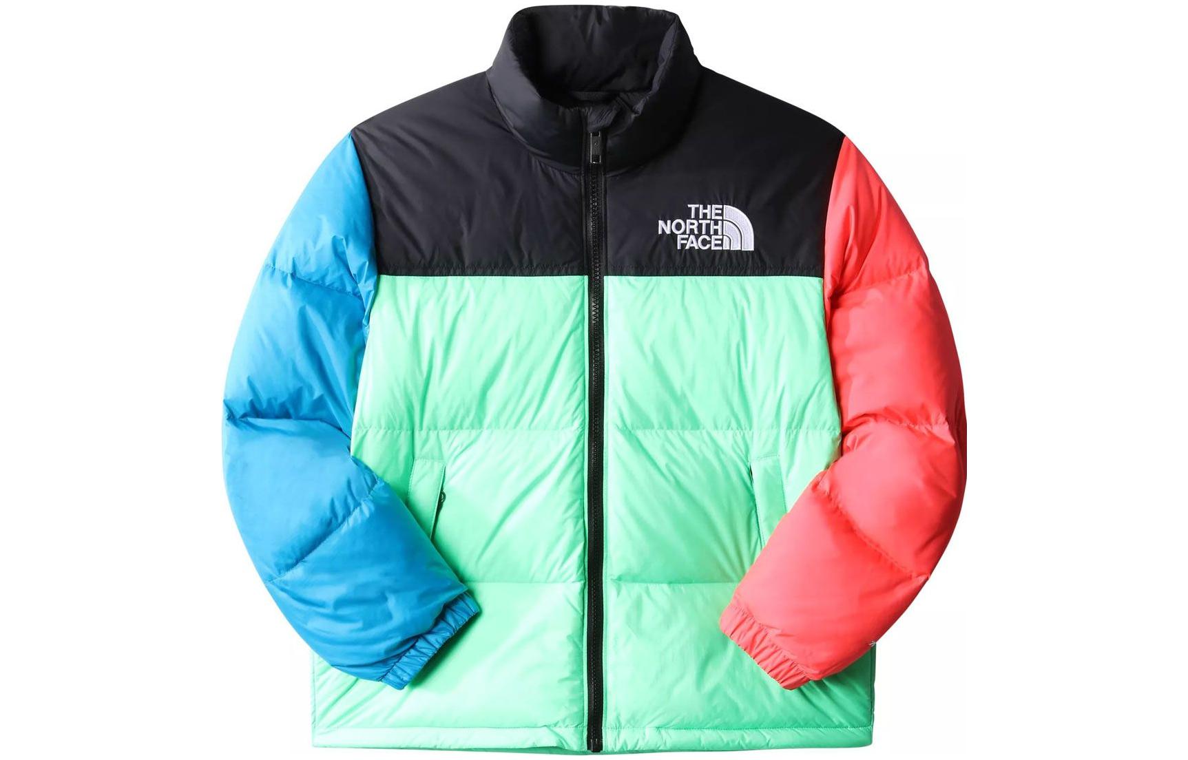(Pre School) The North Face Kids' 1996 Retro Nuptse Puffer Jacket Multicolor with Logo. NF0A7WQO-8YK