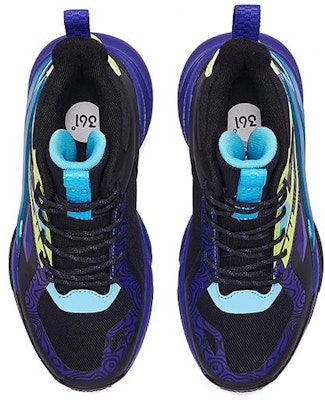 (Preschool) 361° Basketball Shoes 'Carbon Black/Fantasy Purple' N72131103-2 Shop (Preschool) 361° Basketball Shoes 'Carbon Black/Fantasy Purple' N72131103-2