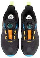 (PS) 361° ニットバックルクッションランニングシューズ「カーボンブラック/グレーズドポーセリンブルー」 N72213530-4 Shop (PS) 361° ニットバックルクッションランニングシューズ「カーボンブラック/グレーズドポーセリンブルー」 N72213530-4