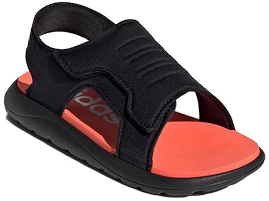 (Preschool) (Grade School) adidas Comfort Sandal 'Black Solar Red' EG2232 Lookbook (Preschool) (Grade School) adidas Comfort Sandal 'Black Solar Red' EG2232