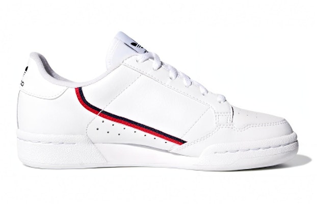 (PS) (adidas Infantil) Continental 80 'Blanco Marino Escarlata' G28215 Order (PS) (adidas Infantil) Continental 80 'Blanco Marino Escarlata' G28215