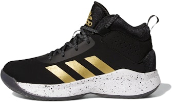 (Preschool) (Grade School) adidas Cross 'Em Up 5 Wide 'Black Gold Metallic' GX4790 (Preschool) (Grade School) adidas Cross 'Em Up 5 Wide 'Black Gold Metallic' GX4790