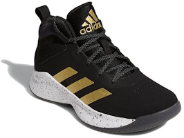 (PS) (Grade School) adidas Cross 'Em Up 5 Wide 'Hitam Emas Metalik' GX4790 Lookbook (PS) (Grade School) adidas Cross 'Em Up 5 Wide 'Hitam Emas Metalik' GX4790