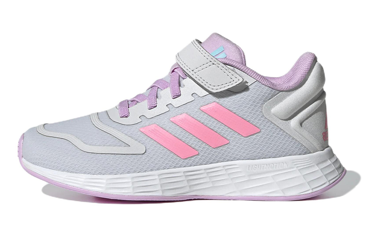 (Preschool) (Grade School) adidas Duramo 10 Elastic Lace 'Dash Grey Beam Pink' GV8923