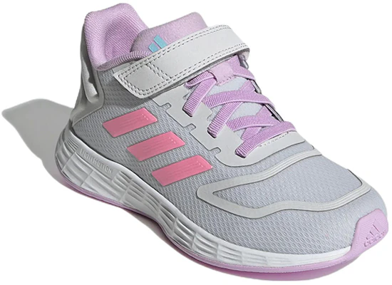 (PS) adidas Duramo 10 Elastic Lace ''Dash Grey Beam Pink'' (Taglia Bambino) GV8923 Lookbook (PS) adidas Duramo 10 Elastic Lace ''Dash Grey Beam Pink'' (Taglia Bambino) GV8923