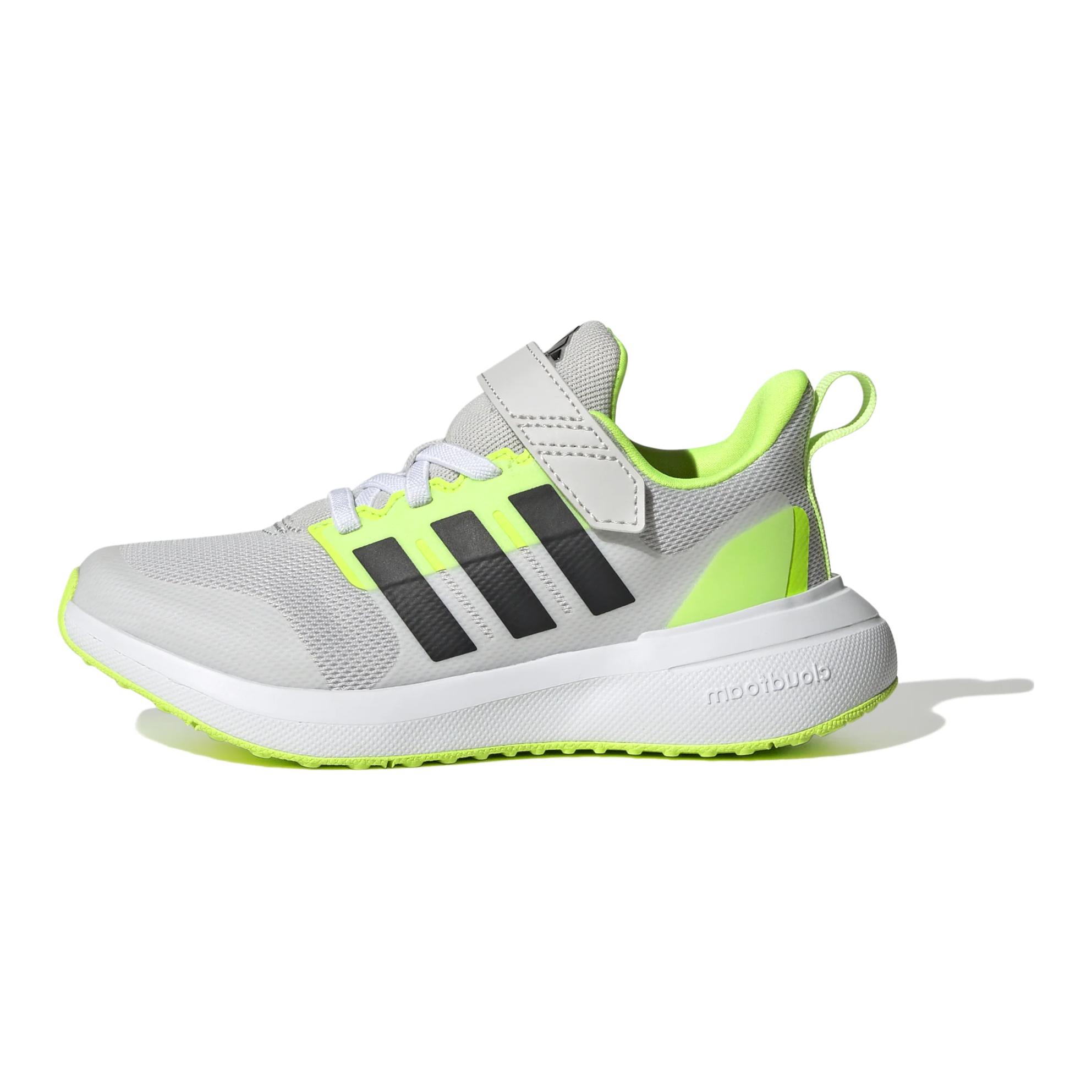 (Preschool) (Grade School) adidas FortaRun 2.0 Cloudfoam Little Kid 'Grey Lucid Lemon' ID2362