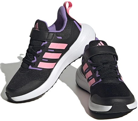 (Preschool) (Grade School) adidas FortaRun 2.0 EL Little Kid 'Black Beam Pink' HR0289 Lookbook (Preschool) (Grade School) adidas FortaRun 2.0 EL Little Kid 'Black Beam Pink' HR0289