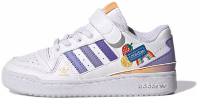 (Preschool) (Grade School) adidas Forum Low 'Fruits & Rainbow Patches' GY8210 (Preschool) (Grade School) adidas Forum Low 'Fruits & Rainbow Patches' GY8210