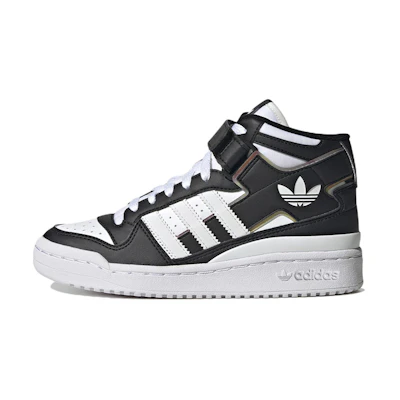 (Youth) (GS) adidas Forum Mid J 'Black White Iridescent'