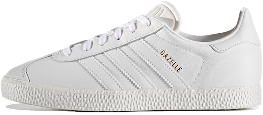 (Youth) (Grade School) adidas Gazelle J 'Triple White' BY9147 Buy (Youth) (Grade School) adidas Gazelle J 'Triple White' BY9147