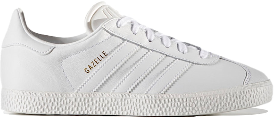 (Youth) (Grade School) adidas Gazelle J 'Triple White' BY9147 Order (Youth) (Grade School) adidas Gazelle J 'Triple White' BY9147