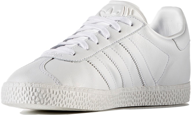 (Youth) (Grade School) adidas Gazelle J 'Triple White' BY9147 Lookbook (Youth) (Grade School) adidas Gazelle J 'Triple White' BY9147