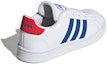 Shop (Youth) (Grade School) adidas Grand Court 'White Royal Blue' GX5742