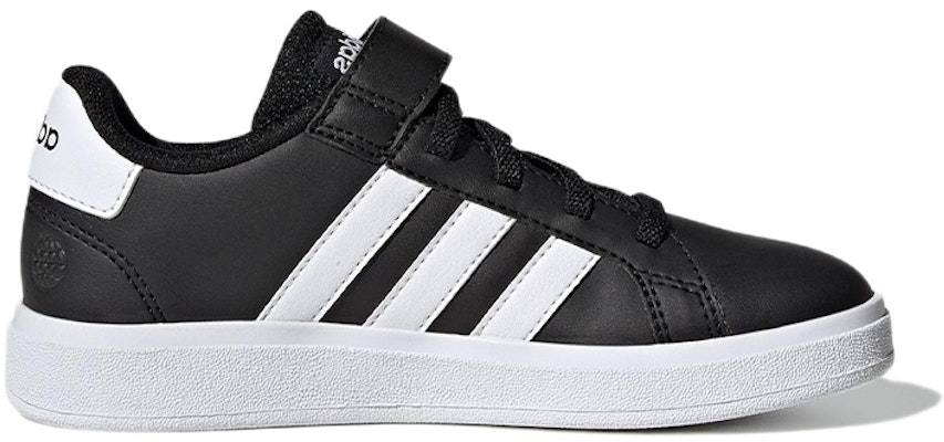(PS) (adidas para Niños) adidas Grand Court J 'Negro Blanco' GW6513 Order (PS) (adidas para Niños) adidas Grand Court J 'Negro Blanco' GW6513