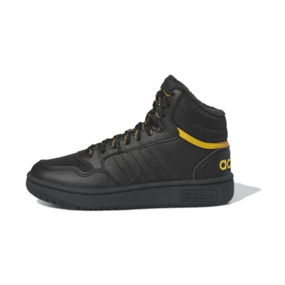 (PS) (GS) adidas Hoops 3.0 Mid 'Black Preloved Yellow'