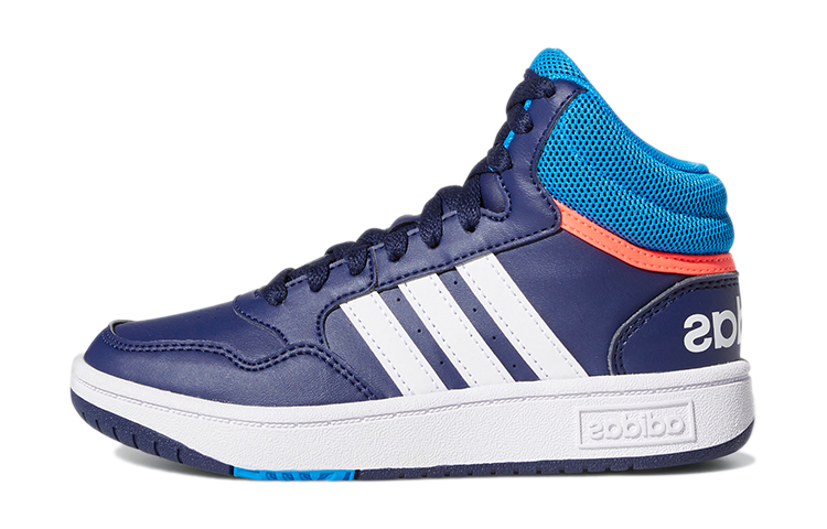 (Preschool) (Grade School) adidas Hoops Mid 'Dark Blue Turbo' GW0400