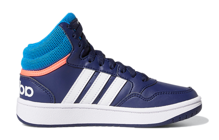 Order (PS) (Enfant) adidas Hoops Mid ''Bleu Foncé Turbo'' GW0400