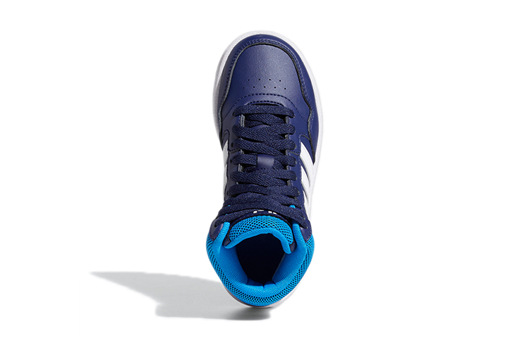 Purchase (PS) (Enfant) adidas Hoops Mid ''Bleu Foncé Turbo'' GW0400
