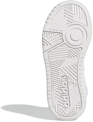 (PS) (小学款) adidas Hoops Mid '白灰' GW0401 Details for (PS) (小学款) adidas Hoops Mid '白灰' GW0401