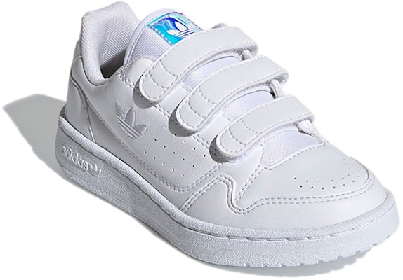 (Preschool) (Grade School) adidas NY 90 'White Iridescent' FY9847 Lookbook (Preschool) (Grade School) adidas NY 90 'White Iridescent' FY9847