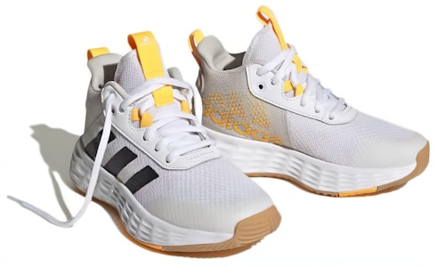 (PS) (Kanak-kanak) adidas Own The Game 2.0 'Putih Hitam Emas Solar' H06418 Lookbook (PS) (Kanak-kanak) adidas Own The Game 2.0 'Putih Hitam Emas Solar' H06418