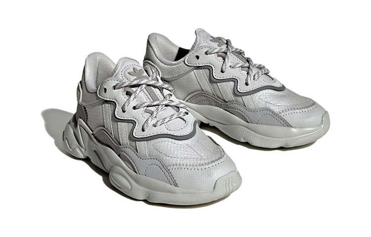 (PS) (GS) adidas Ozweego Little Kid 'Triple Grey' 圖 3