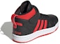 Shop (PS) (adidas para niños) adidas Postmove Mid 'Negro Rojo Vivo' GW0460
