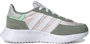Order (PS) (Grade School) adidas Retropy F2 Anak-Anak 'Hijau Perak Hampir Pink' HQ1540