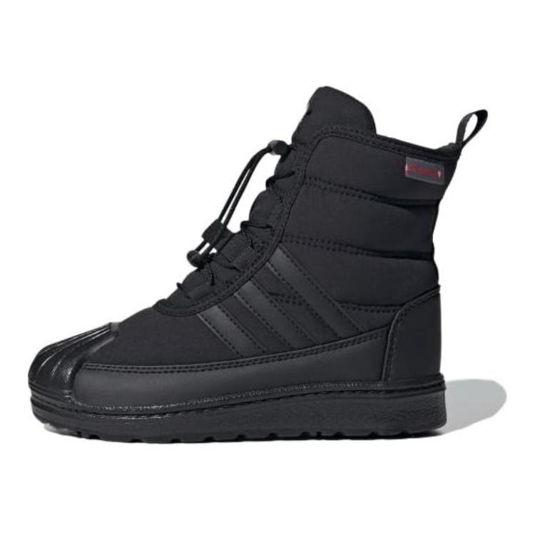 (Preschool) (Grade School) adidas Superstar 360 2.0 Boot 'Triple Black' ID9723