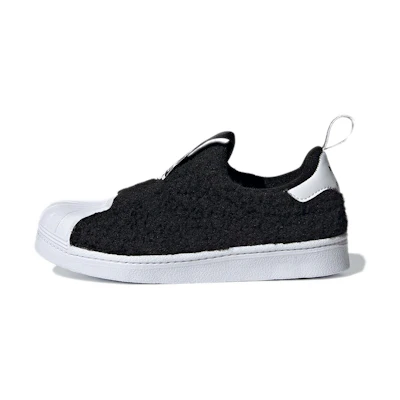 (PS) (GS) adidas Superstar 360 'Black Teddy Bear Fur'