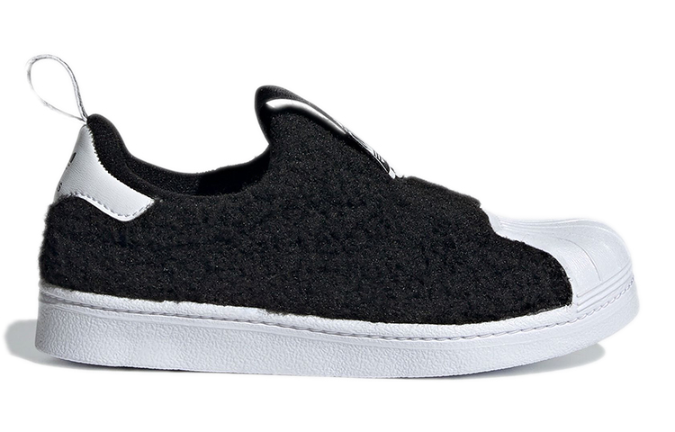 Order (PS) (大童款) adidas Superstar 360 '黑色泰迪熊毛绒' Q46315