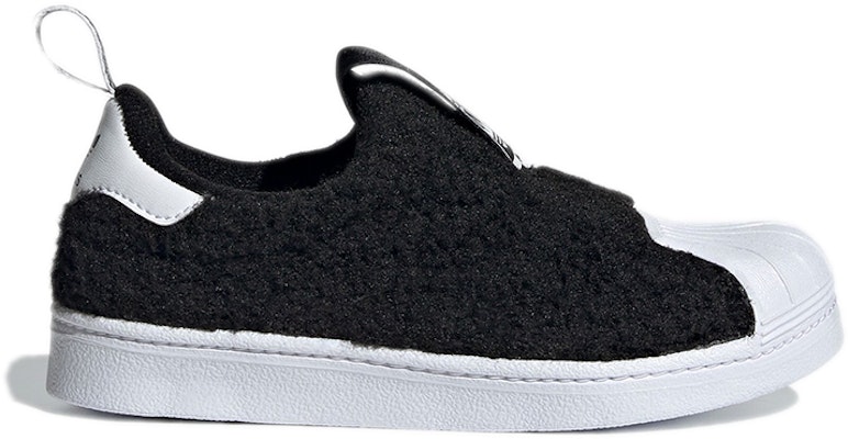 (Preschool) (Grade School) adidas Superstar 360 'Black Teddy Bear Fur' Q46315 Order (Preschool) (Grade School) adidas Superstar 360 'Black Teddy Bear Fur' Q46315