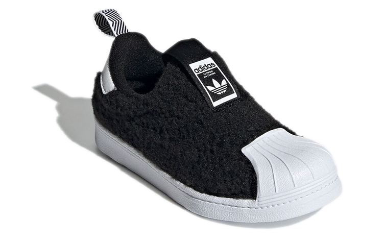 Lookbook (PS) (大童款) adidas Superstar 360 '黑色泰迪熊毛绒' Q46315
