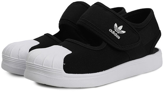 (PS) アディダス スーパースター 360 サンダル (黒/白) FV7586 Lookbook (PS) アディダス スーパースター 360 サンダル (黒/白) FV7586