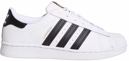 (Preschool) (Grade School) adidas Superstar J 'White Black' FU7714 (Preschool) (Grade School) adidas Superstar J 'White Black' FU7714